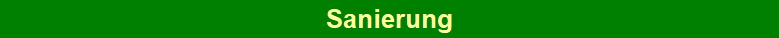 Sanierung
